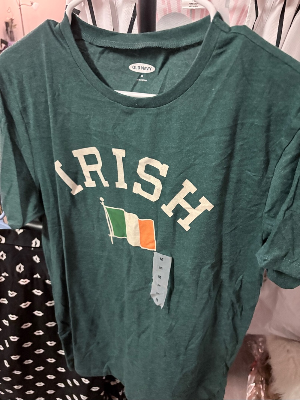 Old Navy Forest Green Graphic Tee